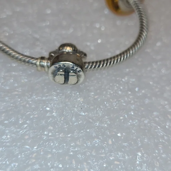 Vintage Pandora Charm Bracelet with Charms 925 - Picture 10 of 15